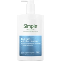 Гель для вмивання Simple Hydrate+ Scope Зволожувальний міцелярний засіб Активний Догляд 240 мл (8720181705861)