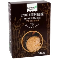 Цукор Саркара продукт коричневий нерафінований тростинний 500 г (коробка) (60004)