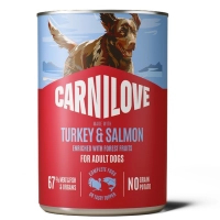Консерви для собак Carnilove Salmon & Turkey 400 г (8595602582839)