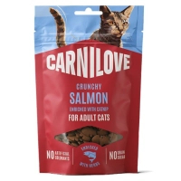 Ласощі для котів Carnilove Crunchy Snack Salmon with Catnip 50 г (8595602582525)