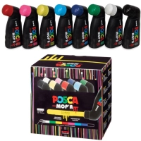 Набір маркерів UNI набір POSCA, 3-19 мм, 8 шт (PCM-22/8C)