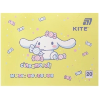 Зошит Kite для нот Cinnamoroll , А5, 20 аркушів (CR26-405)