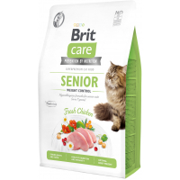 Сухий корм для кішок Brit Care Cat GF Senior Weight Control 2 кг (8595602540945)