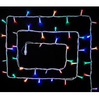 Гірлянда Delux STRING flash 100LED 10 м мульти/білий IP44 EN (90012974)