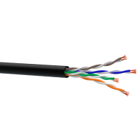 Кабель мережевий OK-Net UTP 305м cat.5e патч зовнішній (U/UTP-cat.5E-SL patch) (КГПП-ВП (100) 4*2*AWG26/7)