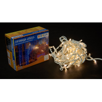 Гірлянда Delux Icicle 75LED 2x0.7m 18 flash теплий білий/білий IP44 EN (90012959)
