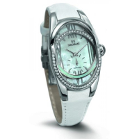 Наручний годинник Seculus 1668.2.1064 white, ss cz stones, white leather