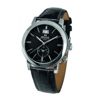Наручний годинник Seculus 9537.1.620 black, ss, black leather