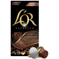 Кава L'OR Espresso Chocolate сумісні з Nespresso 100% Арабіка в капсулах 10 шт (8711000488188)