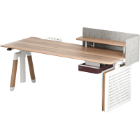 Комп'ютерний стіл Sihoo з електрорегулюванням висоти D07 1.8m Maple/White (D07A-102/D07J-102-AB/D07-P)