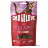 Ласощі для котів Carnilove Soft Snack Buffallo with Blueberries 50 г (8595602582563)