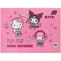 Зошит Kite для нот Hello Kitty, А5, 20 аркушів (HK26-405)