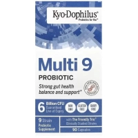 Вітамінно-мінеральний комплекс Kyolic Пробіотики мульти, 6 млрд КУО, Kyo-Dophilus, Multi 9 Probiotic, 6 Billion CFU (WAK-61049)
