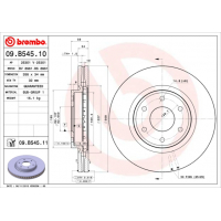 Гальмівний диск Brembo 09.B545.11