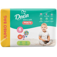 Підгузки Dada Extra Soft 6 XL (15+ кг) 56 шт (4820174980801)