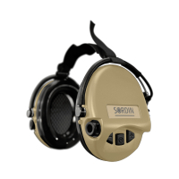 Тактичні навушники Sordin Supreme Mil AUX Neckband Sand (76308-05-S)