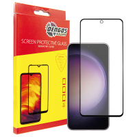 Скло захисне Dengos Full Glue Samsung Galaxy S23 FE (black) (TGFG-322)