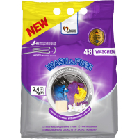 Пральний порошок Wash&Free Universal Жасмин та лаванда з марсельським милом 2.4 кг (4262396140890)