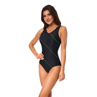 Купальник Aqua Speed Sophie 441-01 чорний, зелений 38 (5908217632326)