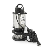 Заглибний насос Voltronic 370W, 220V, 2 м³/год, підйом 10 м, 25мм, INOX, 380х195х200мм, 4,3 кг + перехідник (YT-P-370-10)