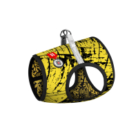 Шлея для собак WAUDOG Clothes м'яка з QR адресником "Бетмен ескіз" S2 (228-1081)