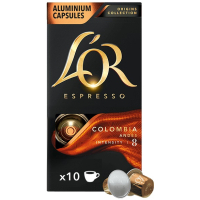 Кава L'OR Espresso Colombia сумісні з Nespresso 100% Арабіка в капсулах 10 шт (8711000360613)