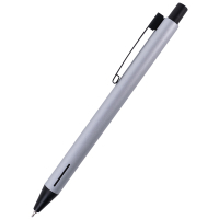 Ручка масляна Axent автоматична Prime, корпус срібний, синій (AB1103-34-02-A)