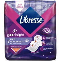 Гігієнічні прокладки Libresse Maxi Goodnight 7 шт. (7322540823356)