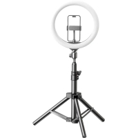 Набір блогера RTAKO ZJ-ZBT01 Live Streaming Stand with Ring Light and Floor Tripod (6942063215400)