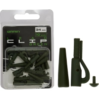 Безпечна кліпса Brain Lead Clip With Stopper 34mm Green (10 шт/уп) SGXA-90472 (1858.24.99)