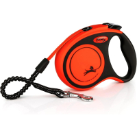 Повідець для собак Flexi Xtreme стрічка S 5 м/20 кг помаранчева (4000498034200)