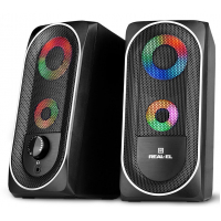 Акустична система REAL-EL S-110 USB Black (EL121100009)