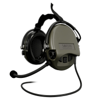 Тактичні навушники Sordin Supreme MIL CC Neckband Green PVC (76332-06-S)