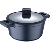 Каструля MasterPro Indigo з кришкою 24 см 4,5 л (BGMP-7979)