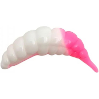 Силікон рибальський FishUP Ozi 1.2" 132 - White/Bubble Gum, cheese taste (10шт/уп) (1864.14.17)