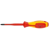 Викрутка KNIPEX з хрестовим шліцом Phillips VDE (98 24 01 SL)