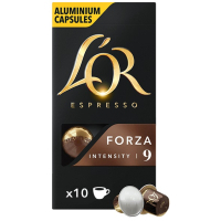Кава L'OR Espresso Forza сумісні з Nespresso 100% Арабіка в капсулах 10 шт (8711000357934)