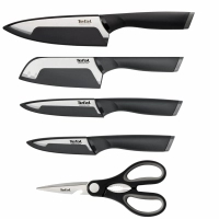 Набір ножів Tefal Comfort, 5 предметів, чорний (K2215S55)