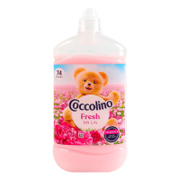 Кондиціонер для білизни Coccolino Fresh Silk Lily Шовковиста лілія з нотами троянди, бузку та сандалу 1.702 л (8720181930652)