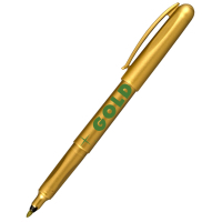 Маркер Centropen GOLD & SILVER 2670 M 1 мм, Gold color (2670/12)