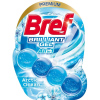 Туалетний блок Bref Блискучий гель Арктичний океан 42 г (9000101508598)