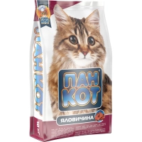 Сухий корм для кішок Пан Кот Яловичина 10 кг (4820111140091)