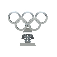Конструктор Metal Time Колекцiйна модель Rings of Strength Олімпійські кільця (MT021Y)