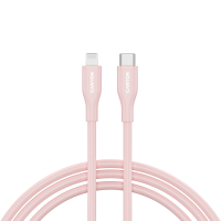 Дата кабель USB-C to Lightning 1.0m CLNM60 C-L 60W MFI Silicon Pink Canyon (CNS-CLNM60SC10PS)