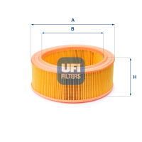 Повітряний фільтр для автомобіля UFI 30.917.01