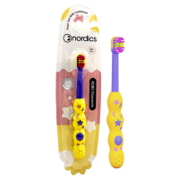 Дитяча зубна щітка Nordics Baby 4080 Soft жовта (3800500324074)