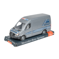 Масштабна модель автомобіля Tigres Mercedes-Benz Sprinter поліцейський, на планшетці (39713)