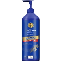 Гель для душу Dalas Cosmetics Sport 3 в 1 Для чоловіків 1000 г (4262396142092)