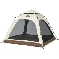 Намет Naturehike тримісний автоматичний Ango CNK2550WS010, S, коричневий (6927595785591)