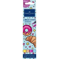 Художній маркер Faber-Castell двосторонніх Goldfaber Sketch Markers Bold and Easy, 4 кольори (32994)